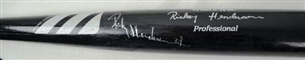 Rickey Henderson Game Used and Signed Mizuno Bat (PSA GU-9)